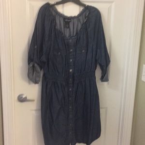 Size 20 Denim Dress by Lane Bryant